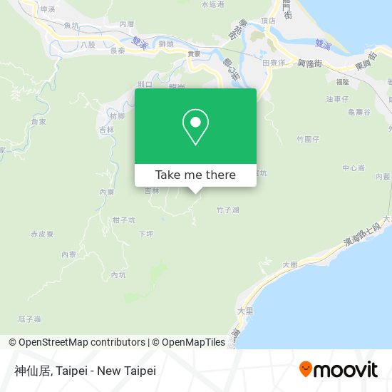 神仙居 map