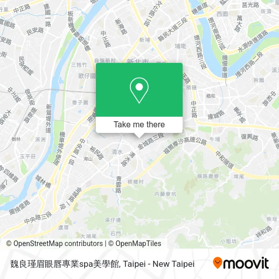 魏良瑾眉眼唇專業spa美學館地圖