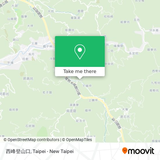 西峰登山口 map