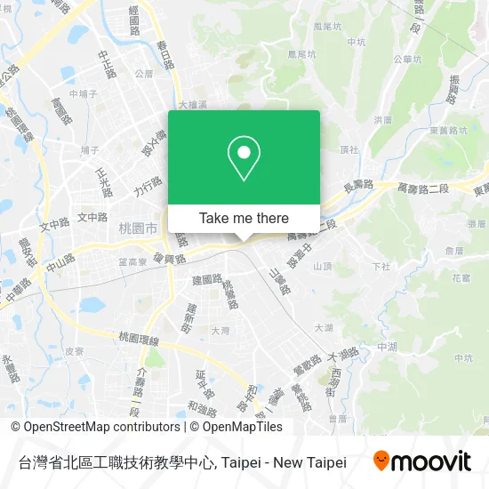 台灣省北區工職技術教學中心地圖