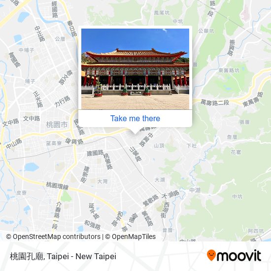 桃園孔廟地圖