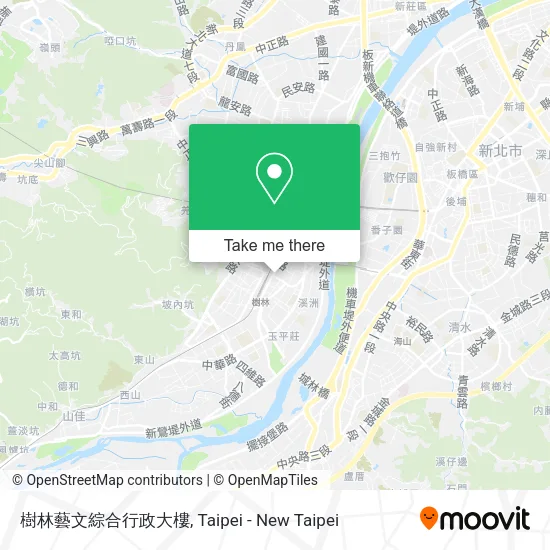 樹林藝文綜合行政大樓地圖
