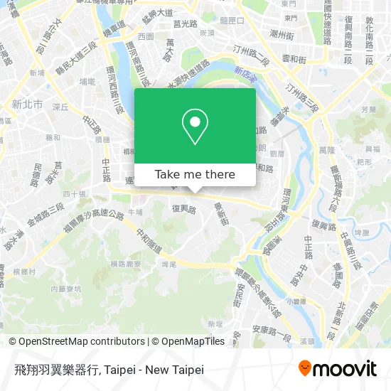 飛翔羽翼樂器行 map