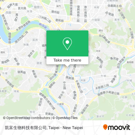 凱富生物科技有限公司地圖