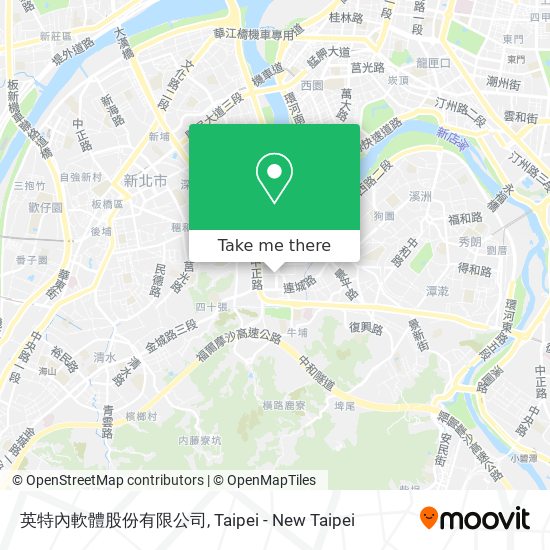 英特內軟體股份有限公司地圖