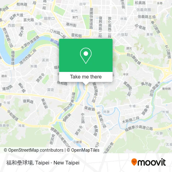 福和壘球場地圖