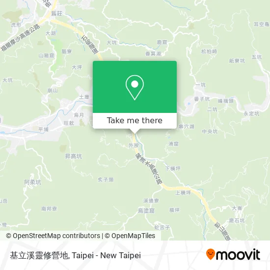 基立溪靈修營地地圖