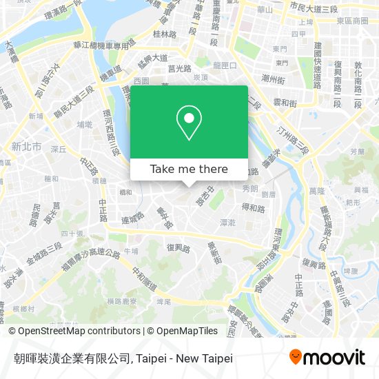 朝暉裝潢企業有限公司 map