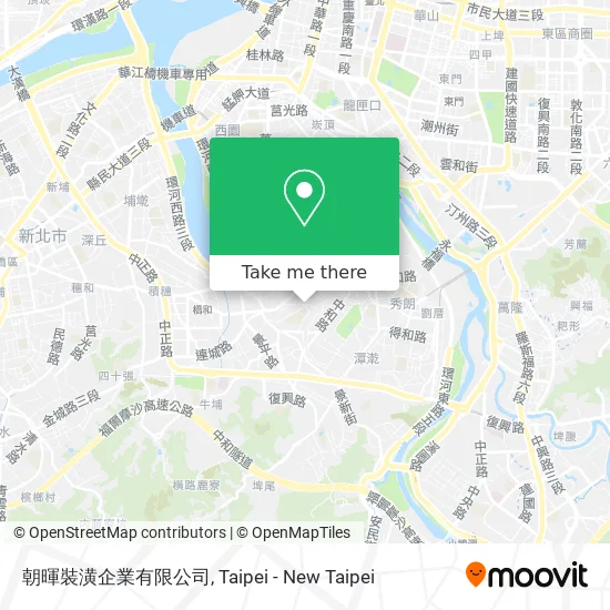 朝暉裝潢企業有限公司地圖