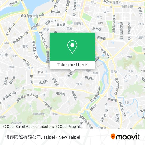 漢礎國際有限公司地圖