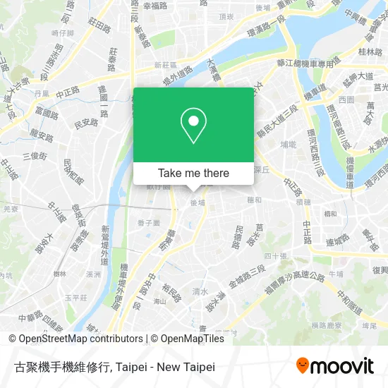 古聚機手機維修行地圖