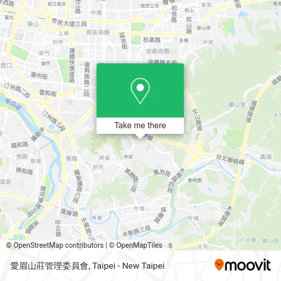 愛眉山莊管理委員會地圖