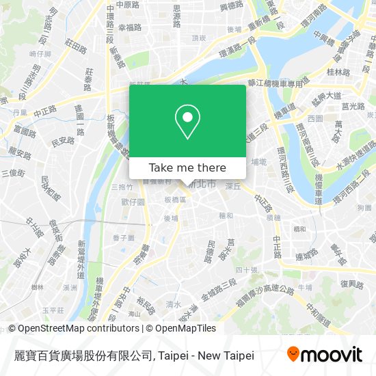 麗寶百貨廣場股份有限公司 map
