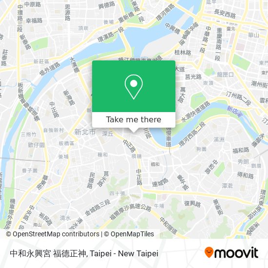 中和永興宮 福德正神 map