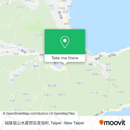 福隆翦山水露營區度假村地圖