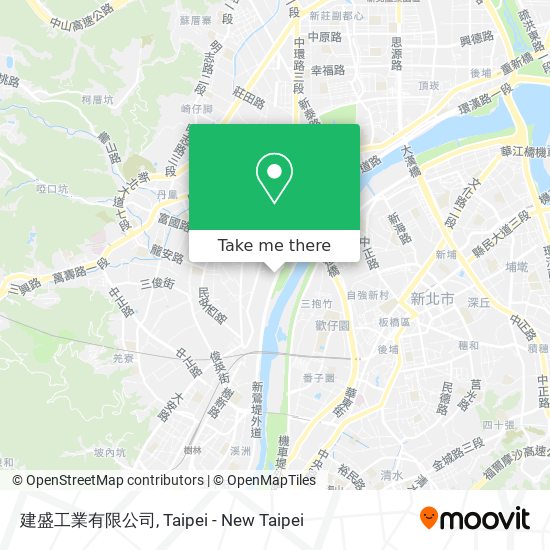 建盛工業有限公司地圖