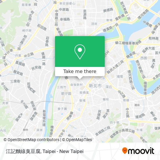 江記麵線臭豆腐 map