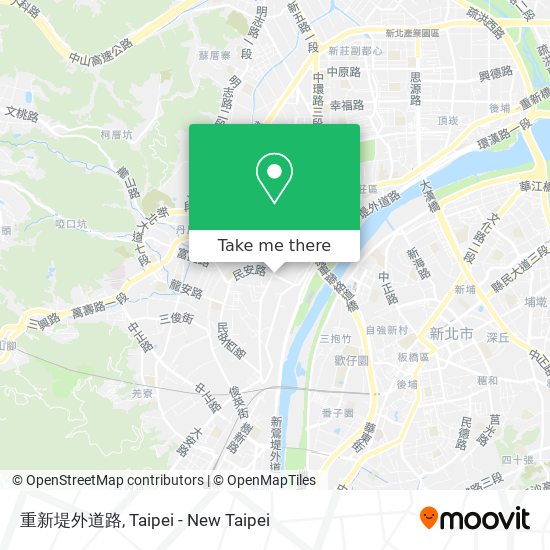 重新堤外道路地圖