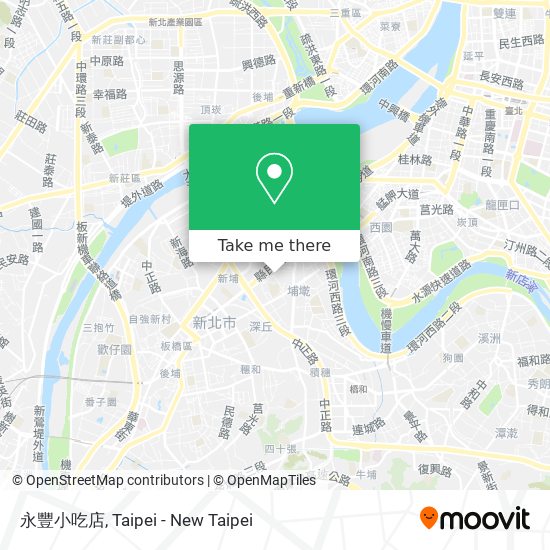 永豐小吃店 map