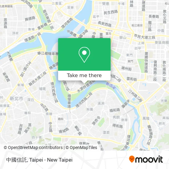 中國信託地圖