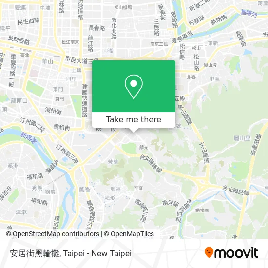 安居街黑輪攤地圖