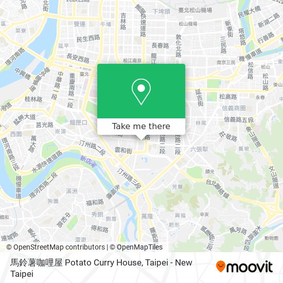 馬鈴薯咖哩屋 Potato Curry House map