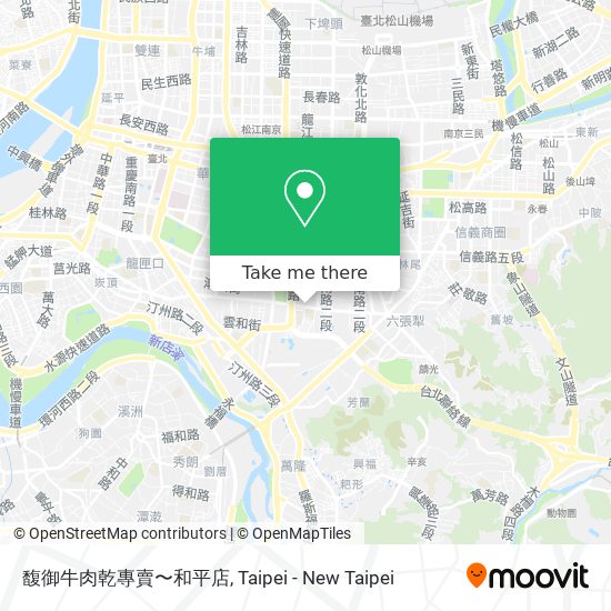 馥御牛肉乾專賣〜和平店 map