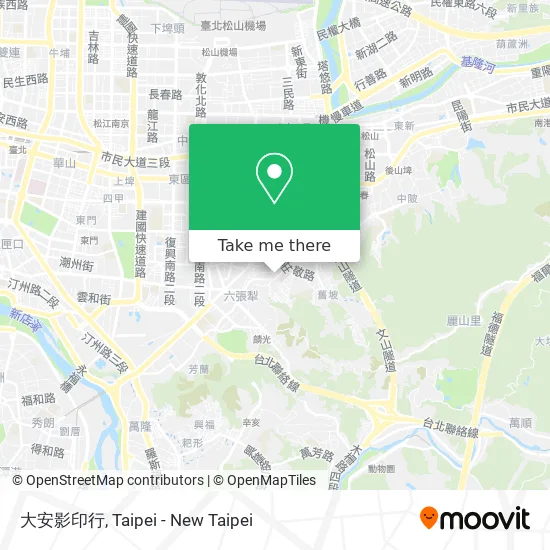 大安影印行 map