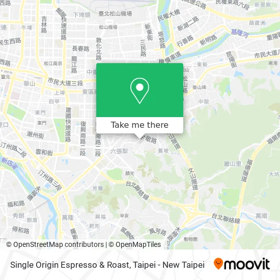 Single Origin Espresso & Roast map