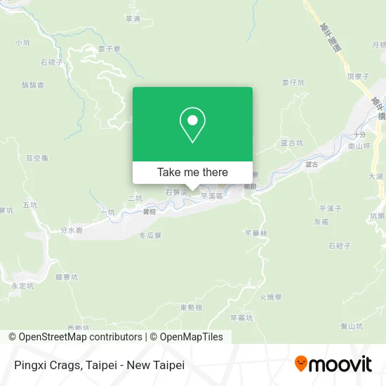 Pingxi Crags地圖