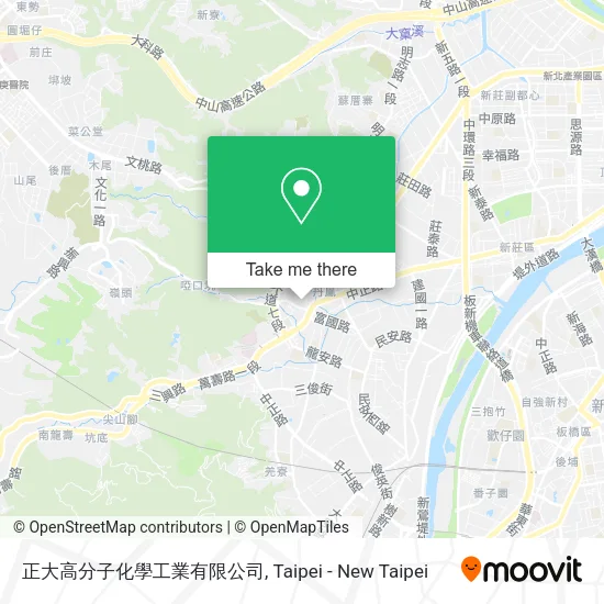 正大高分子化學工業有限公司 map