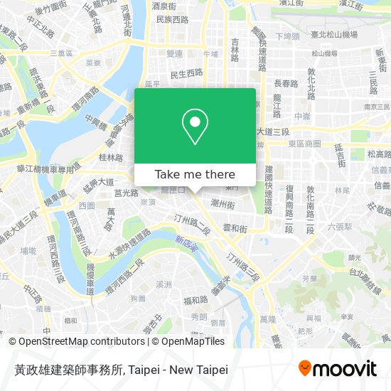 黃政雄建築師事務所地圖