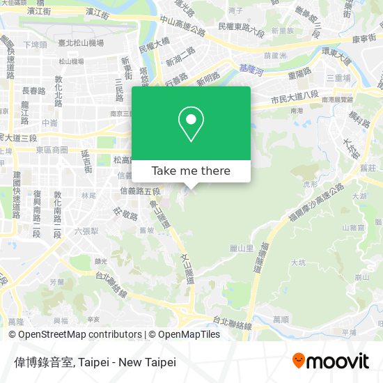 偉博錄音室 map