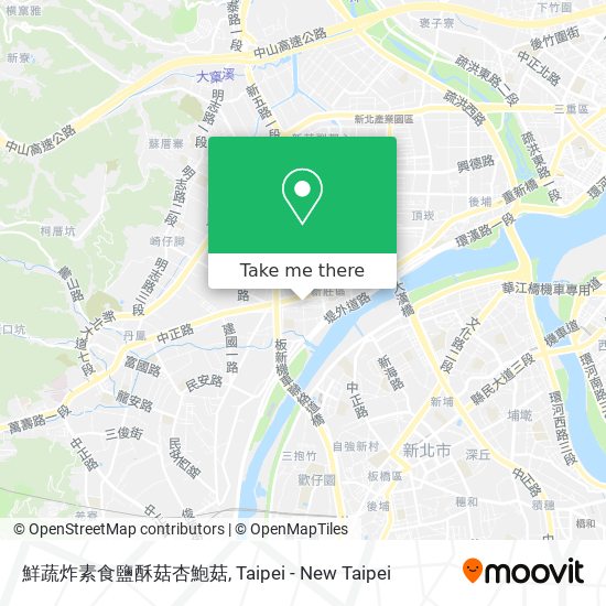 鮮蔬炸素食鹽酥菇杏鮑菇 map