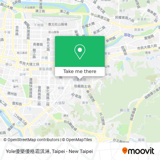 Yole優樂優格霜淇淋 map