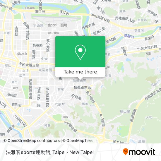 法雅客sports運動館 map