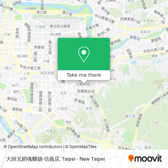 大師兄銷魂麵舖-信義店 map