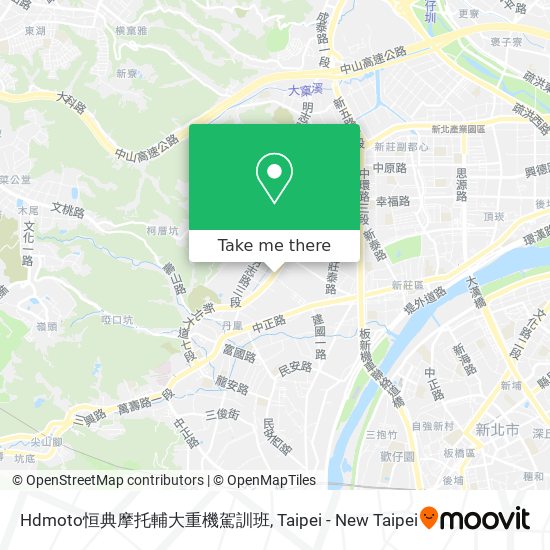 Hdmoto恒典摩托輔大重機駕訓班 map