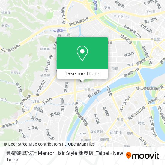 曼都髮型設計 Mentor Hair Style 新泰店 map