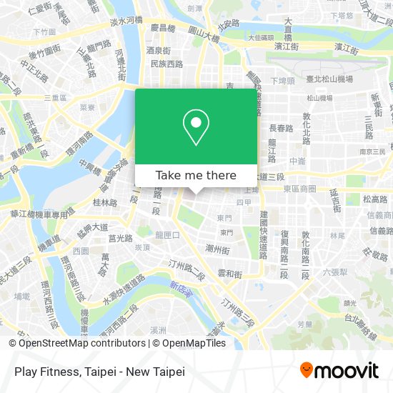 Play Fitness map