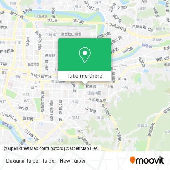 Duxiana Taipei map