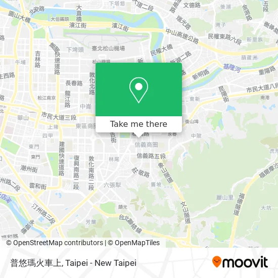普悠瑪火車上地圖