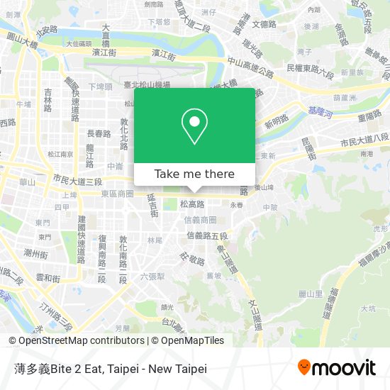 薄多義Bite 2 Eat map