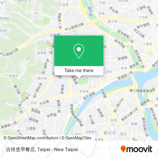 吉得堡早餐店 map