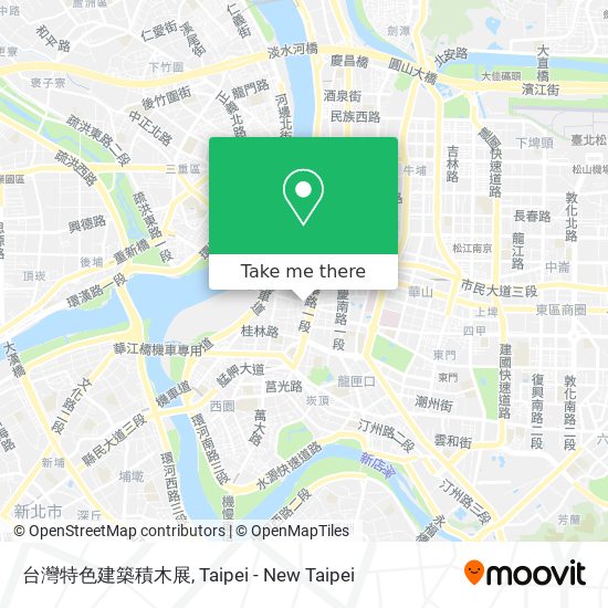 台灣特色建築積木展 map