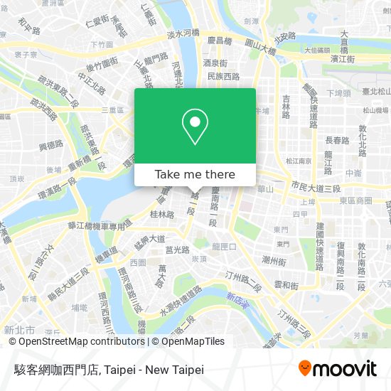 駭客網咖西門店 map