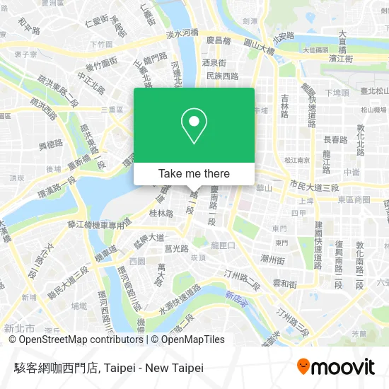 駭客網咖西門店 map