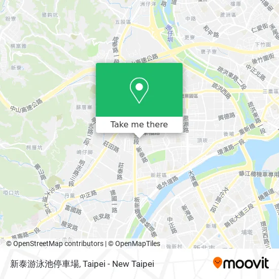 新泰游泳池停車場地圖