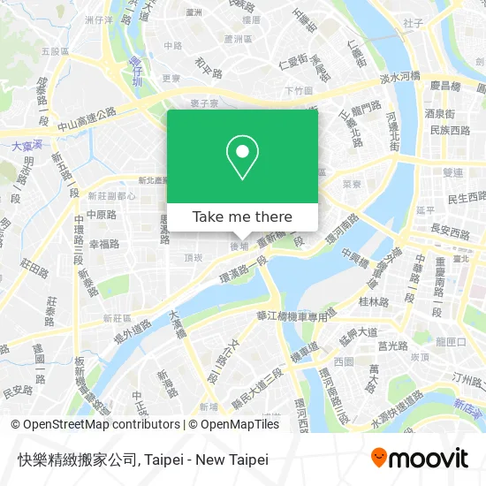 快樂精緻搬家公司 map