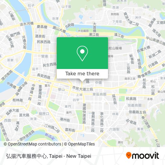 弘揚汽車服務中心 map
